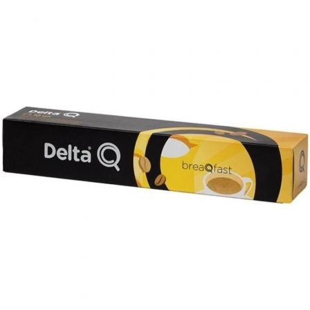 Delta Cápsulas para Cafeteras Delta Q breaQfast, Caja de 10 Unidades Delta Cápsulas para Cafeteras Delta Q breaQfast, Caja de 10 Unidades
